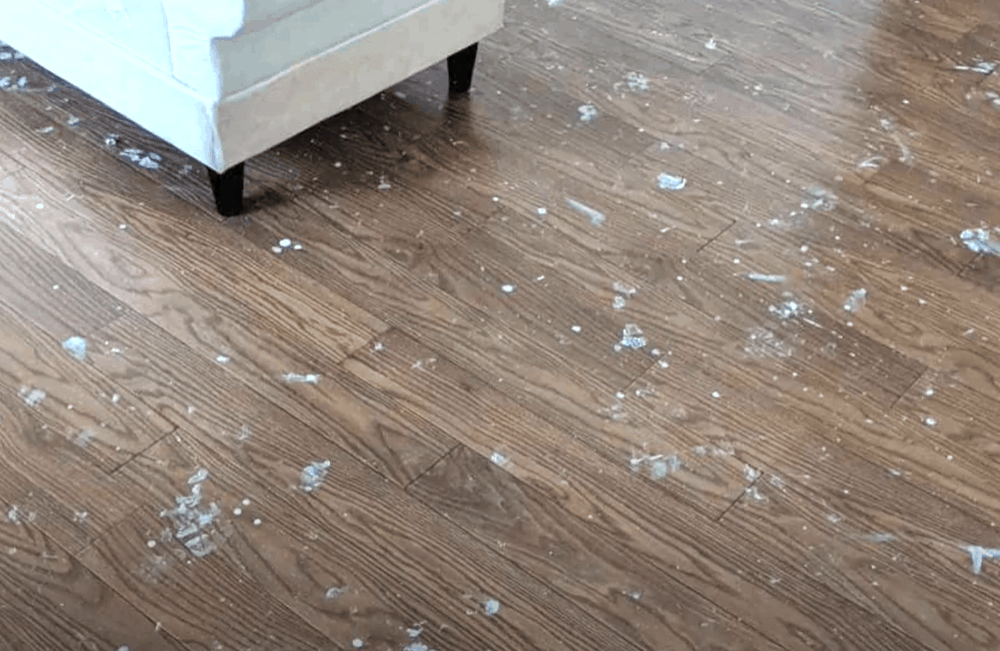 How To Remove Paint From Vinyl Floor