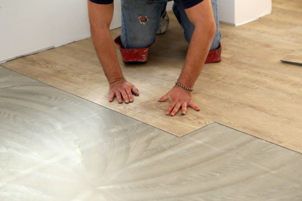 Vinyl Plank Floor Buckling, Can You Apply Vinyl Flooring Over Tile