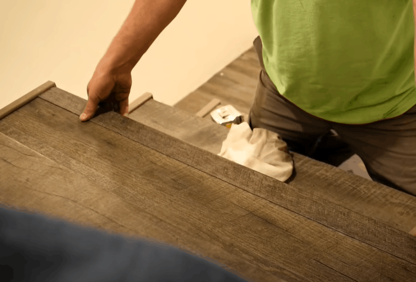 Install Vinyl Plank Flooring On Stairs, Vinyl Plank Flooring Installed On Stairs