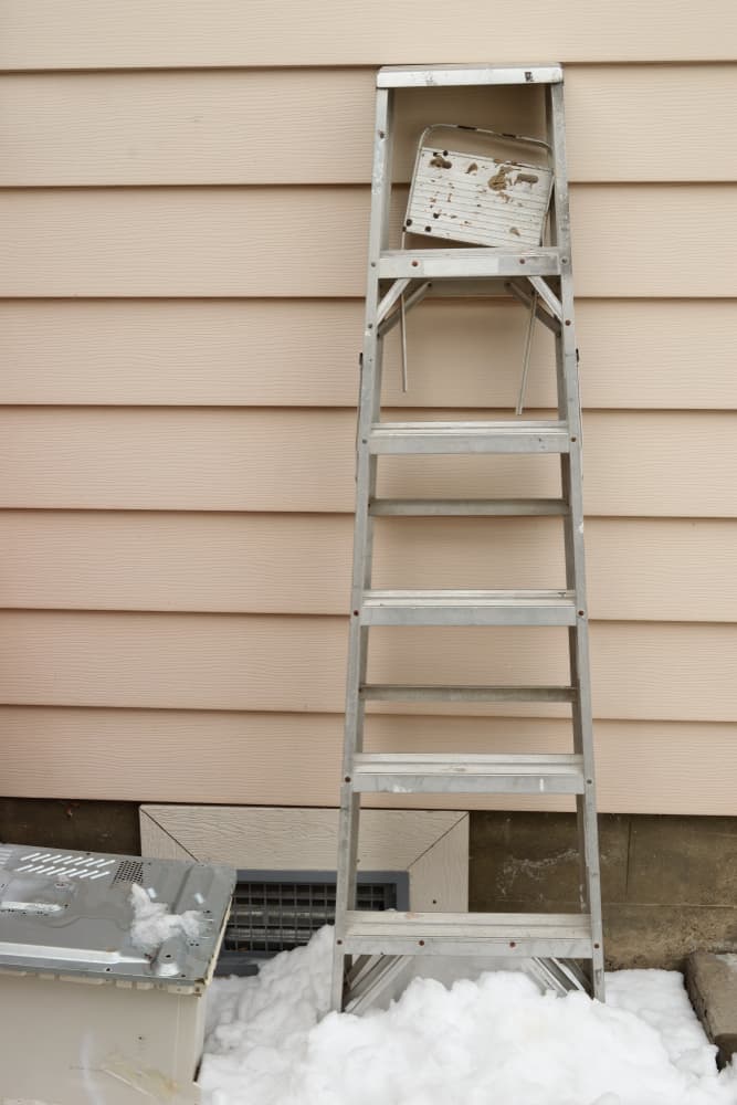 Set Up the Ladder and Nail Bucket