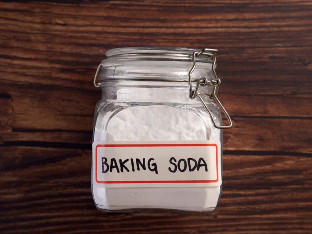 Sprinkle baking soda on the affected area
