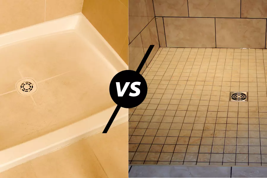 Shower Pans and Tile Floors Compared 